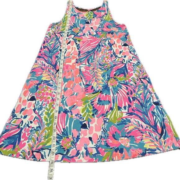 Lilly Pulitzer Pink and Blue Floral Dress - Picture 3 of 6